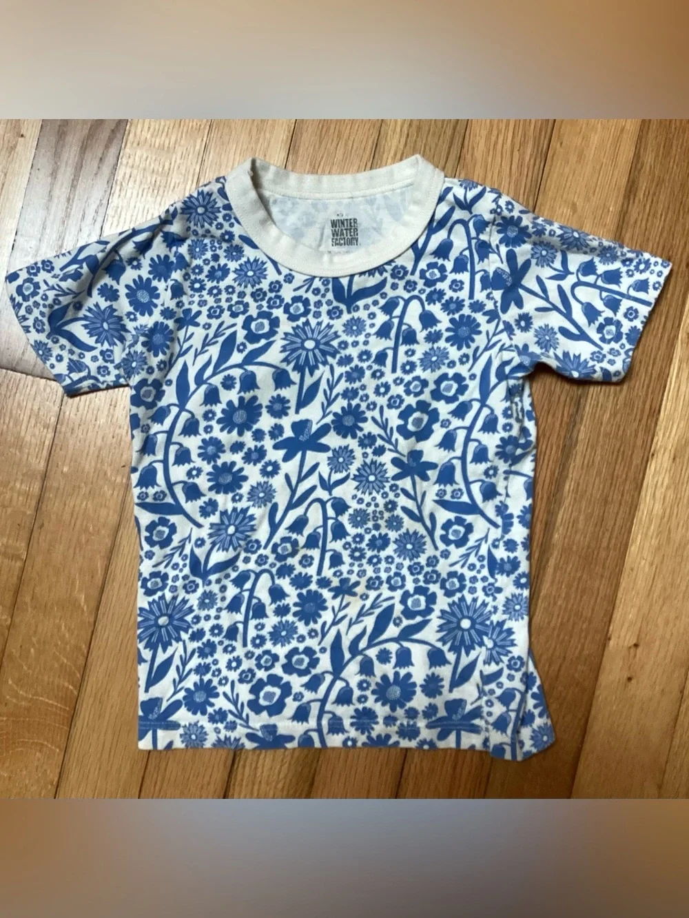 Winter Water Factory organic cotton shorts set size 3t